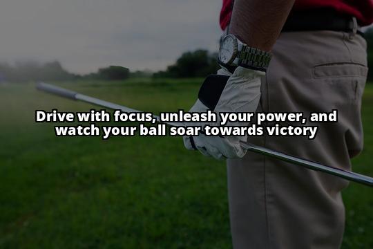 How to Drive a Golf Ball Far
