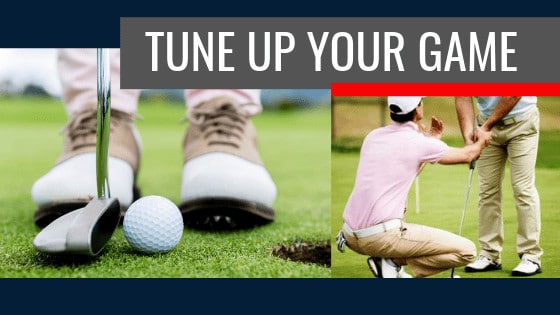 a collage of photos with golf shoes and balls